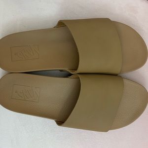 Vans Tan Decon slide women’s size 9